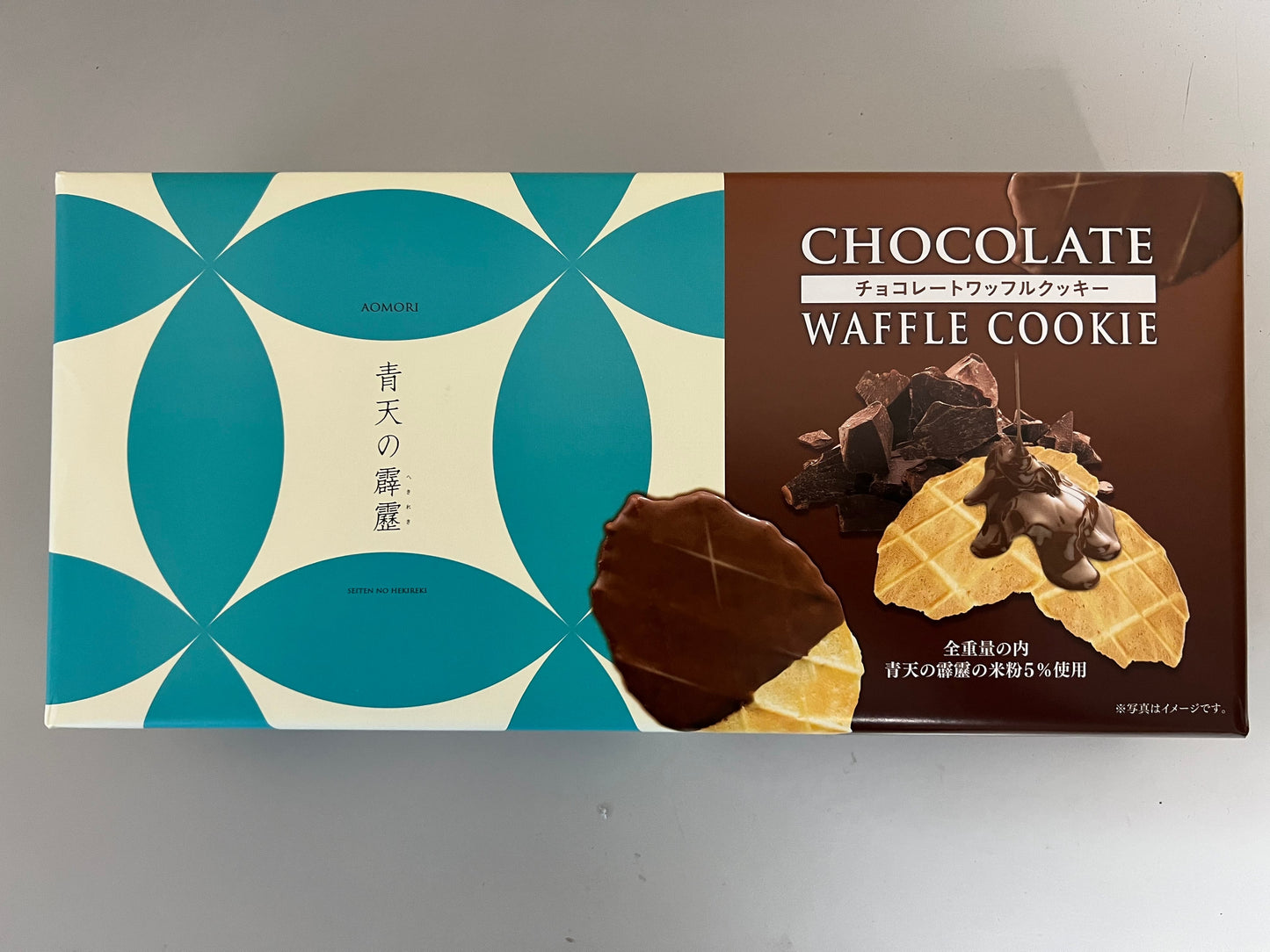 青天の霹靂チョコワッフルクッキー 3個