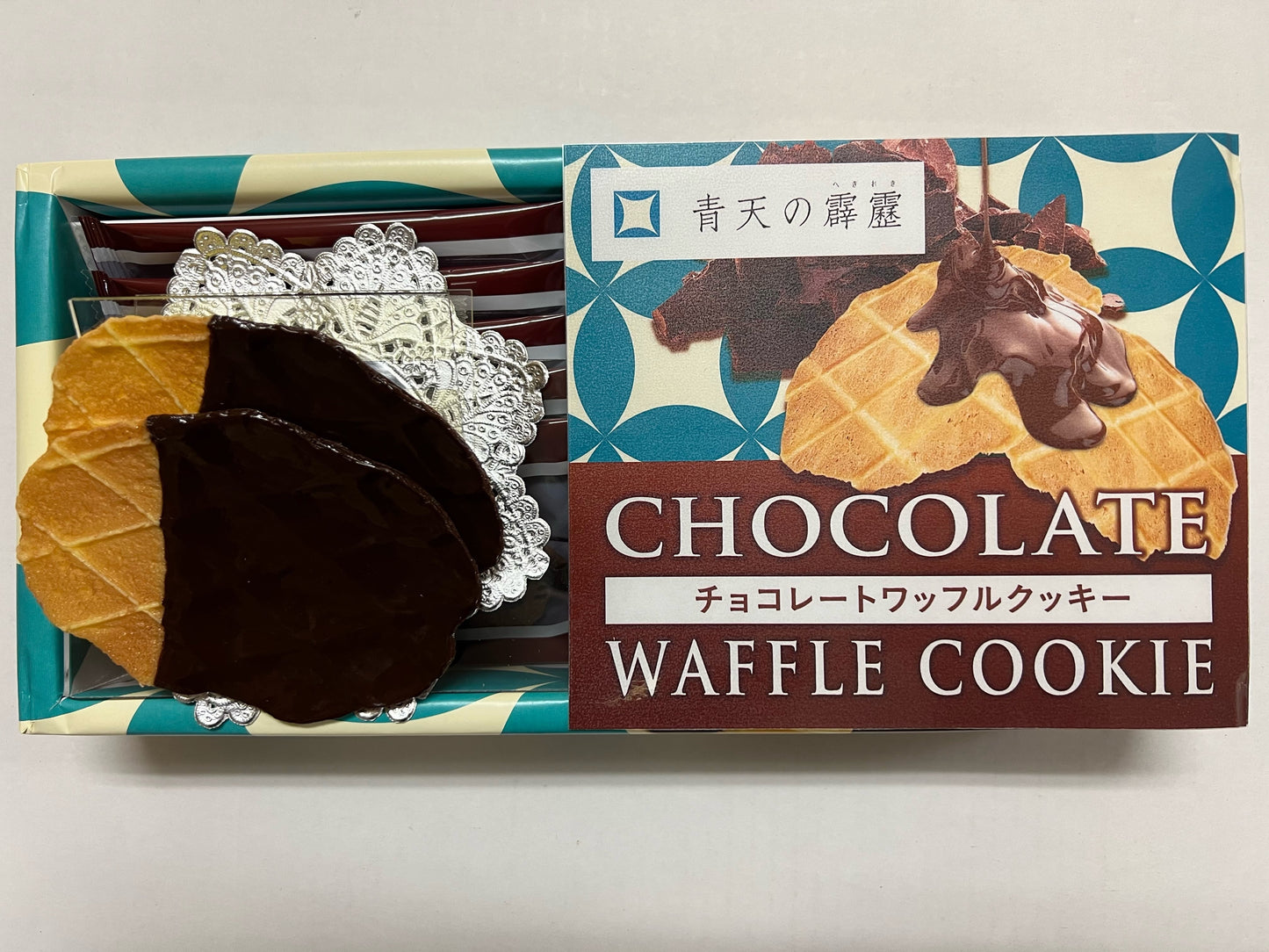 青天の霹靂チョコワッフルクッキー 3個